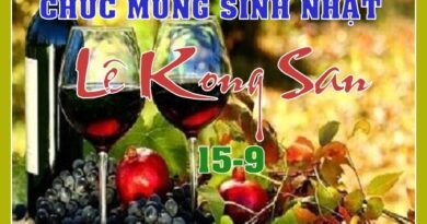 CHÚC MỪNG SINH NHẬT THẦY LÊ KONG SAN CHÚC MỪNG SINH NHẬT THẦY LÊ KONG SAN