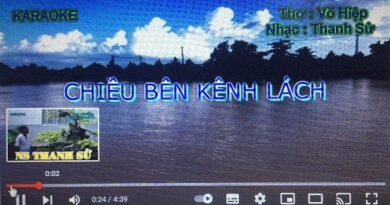 CHIỀU BÊN KÊNH LÁCH CHIỀU BÊN KÊNH LÁCH